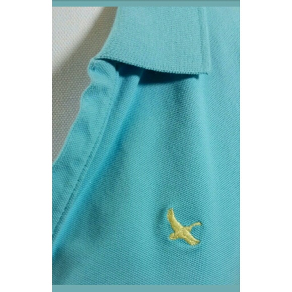 Eddie Bauer plus size 1X blue yellow top - Picture 6 of 8